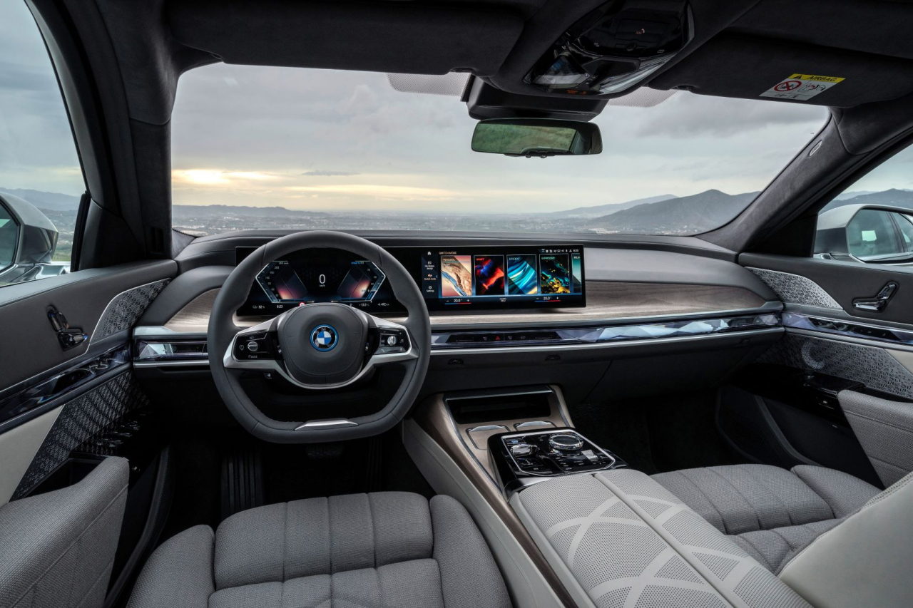 BMW 뉴 7시리즈 실내. [BMW 제공]