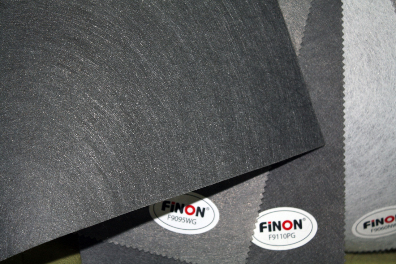 코오롱인더스트리의 폴리에스터 스펀본드 브랜드 ‘FINON(화이논)’ 제품 샘플 [코오롱인더스트리 제공]