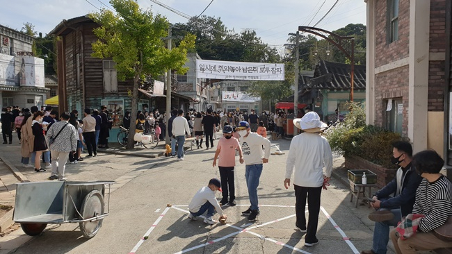순천 드라마촬영장 풍경.