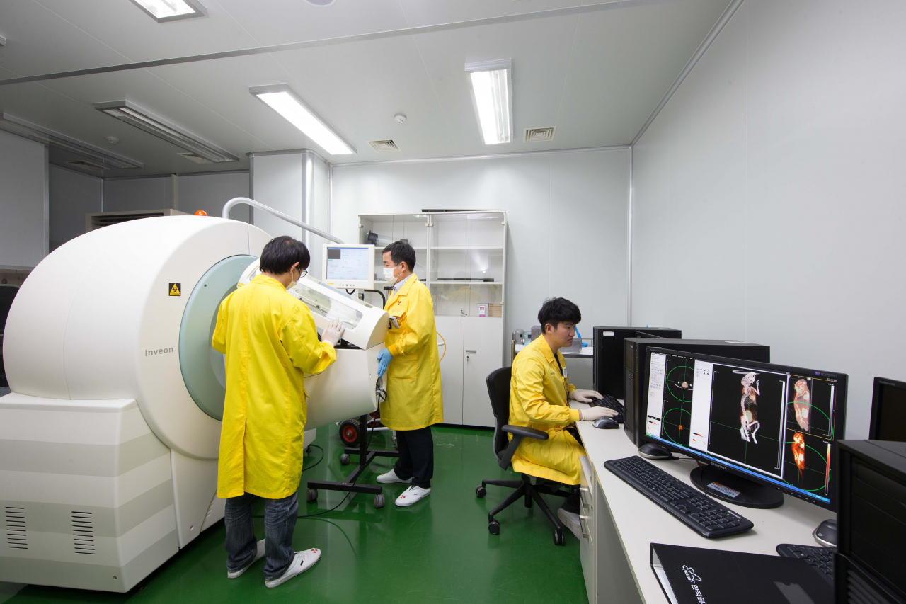 한국원자력연구원 첨단방사선연구소 RI-Biomics 동물실험시설은 MRI, SPECT/CT, PET 등 다양한 영상연구장비를 갖추고 폭넓은 서비스를 제공하고 있다.[한국원자력연구원 제공]