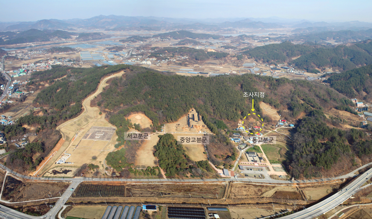 부여 왕릉원 전경