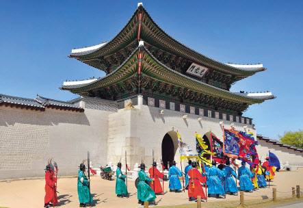 경복궁 수문장 교대식