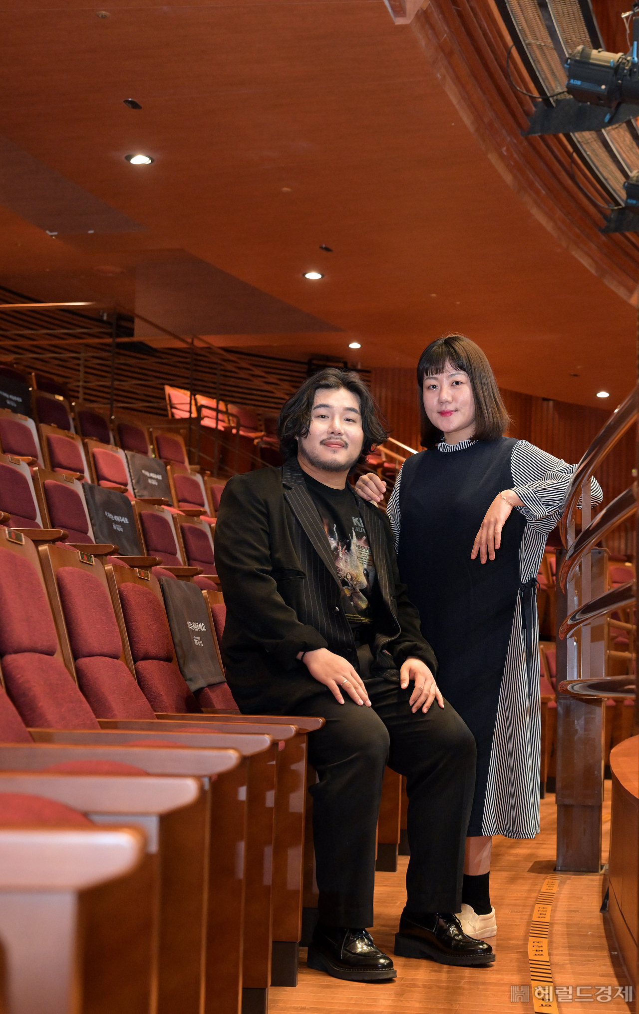지난달 27일 오후 서울 국립극장에서 유태평양, 조유아가 본지와 인터뷰를 하고 있다. 이상섭 기자