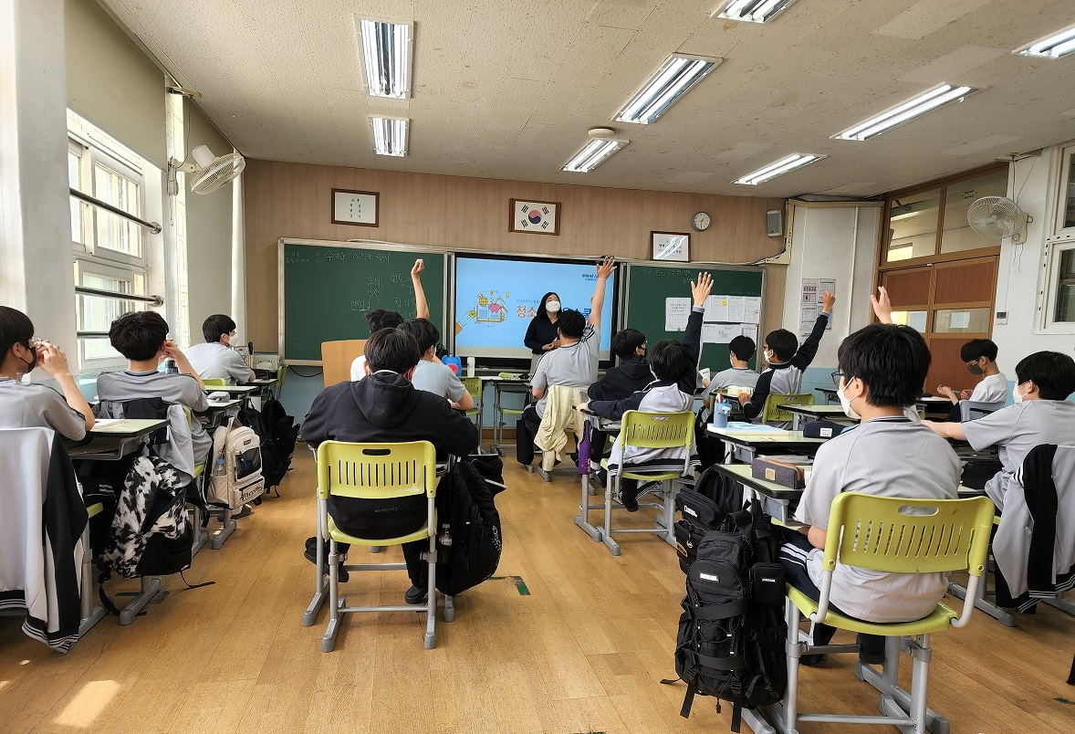 청운중 창의교육. [종로구 제공]