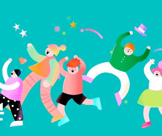 축제 청년 리더 일러스트