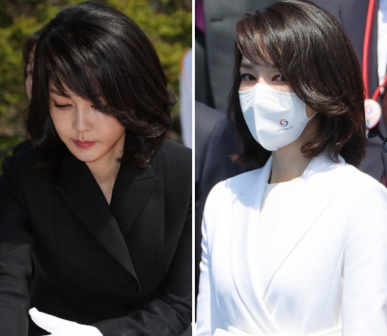 윤석열 대통령 당선인의 배우자 김건희 여사. [연합]