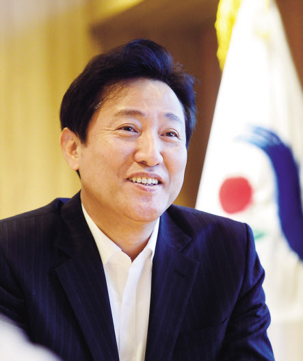 오세훈 국민의힘 서울시장 후보. 이상섭 기자