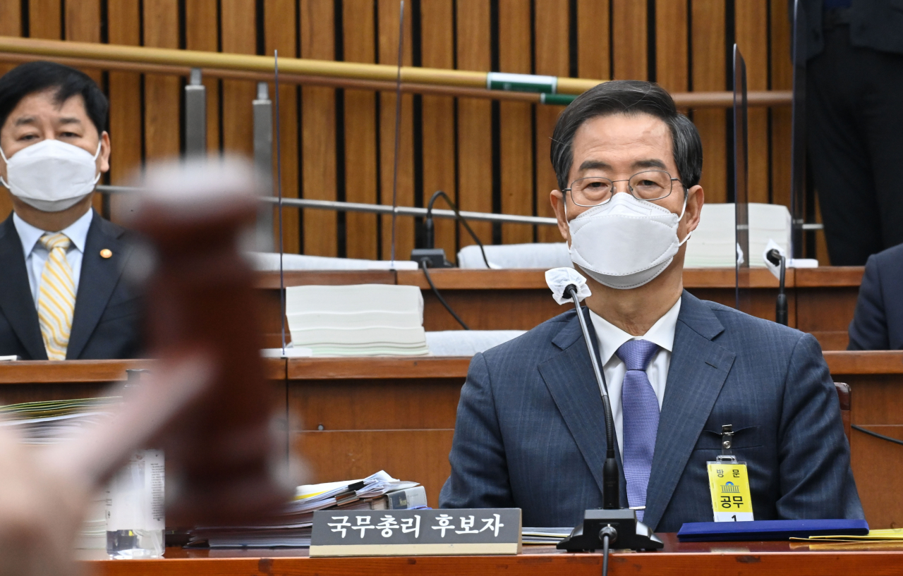 한덕수 국무총리 후보자. 이상섭 기자