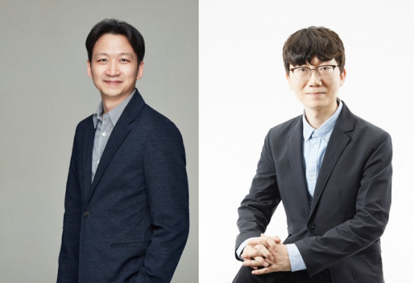 왼쪽부터 송재준, 이주환 컴투스 대표. [컴투스 제공]