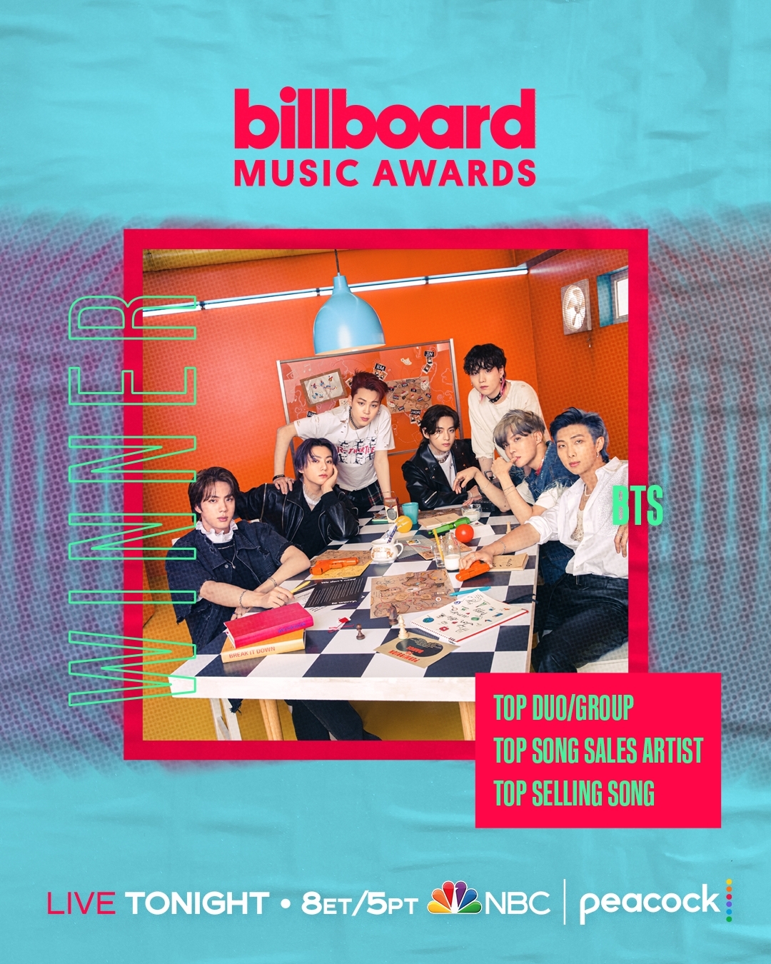 BTS Billboard Music Awards アーティストカード 📊 Jungkook (#4) becomes the MOST AWARDED K-pop Soloist in