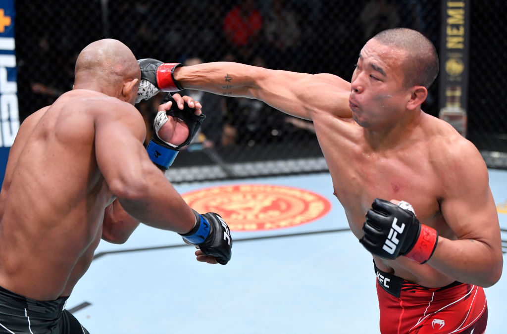 UFC 4승에 도전하는 박준용. [게티이미지]