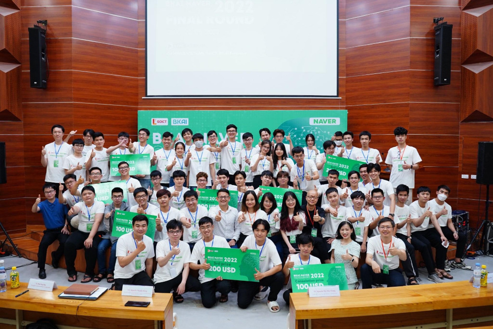 지난 21일(현지시간) 개최된 네이버-HUST ‘BK.AI-NAVER Challenge 2022’ 해커톤 행사 [네이버 제공]