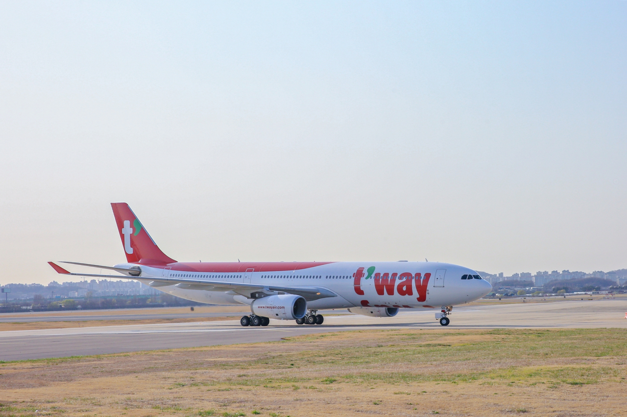 티웨이항공 A330-300. [티웨이항공 제공]