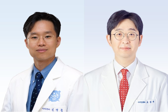 [사진] 분당서울대병원 이비인후과 김정훈 교수(좌), 조성우 교수(우)