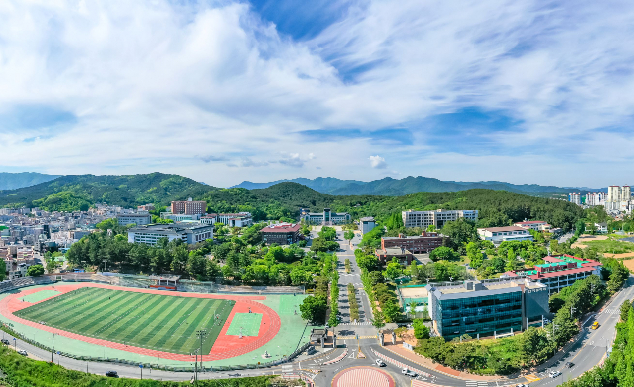 [동국대 WISE캠퍼스 전경]
