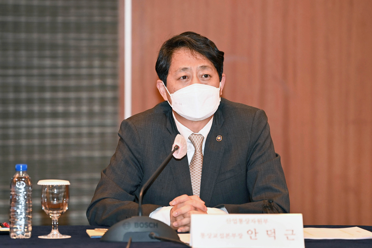 안덕근 산업통상자원부 통상교섭본부장[연합]