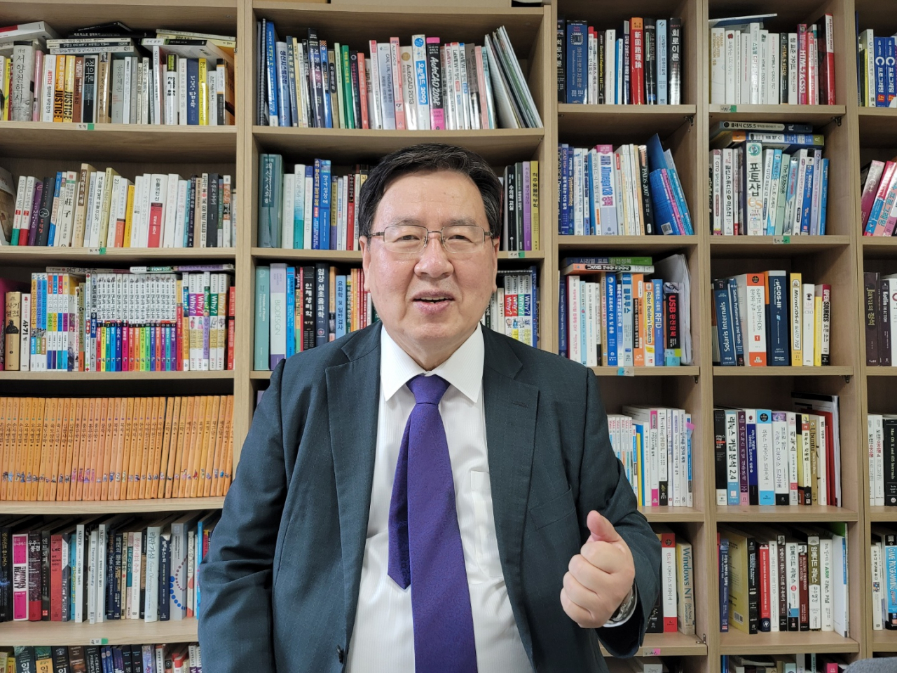오정근 한국금융ICT융합학회장. [박이담 기자]