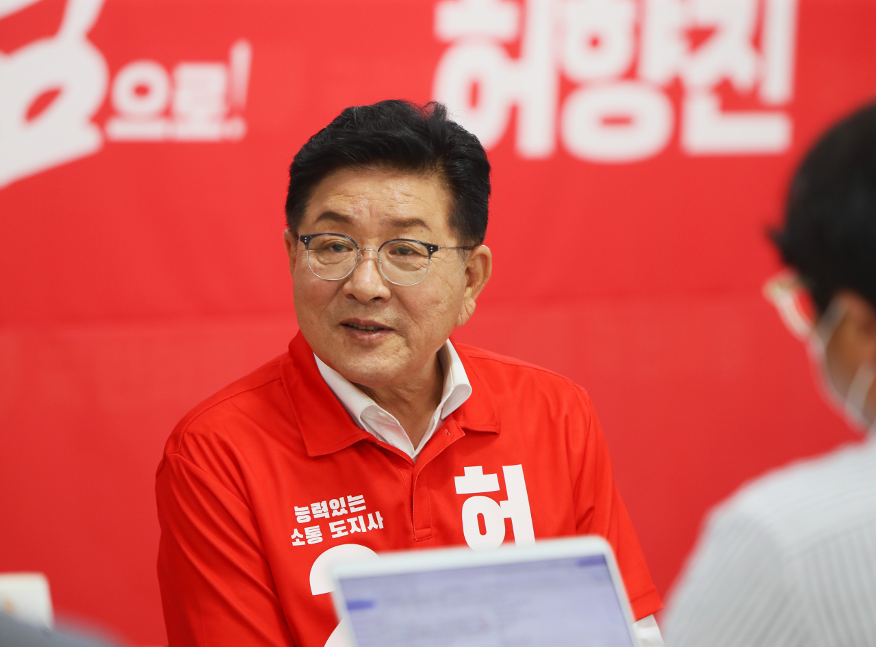 허향진 국민의힘 제주지사 후보. [연합]