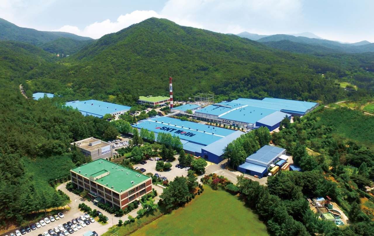 SNT모티브 자동차부품 공장 전경. [SNT모티브 제공]