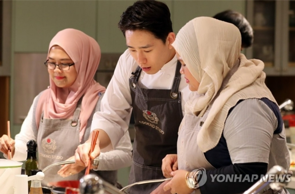 '할랄식 K-푸드' 쿠킹 클래스[연합뉴스]