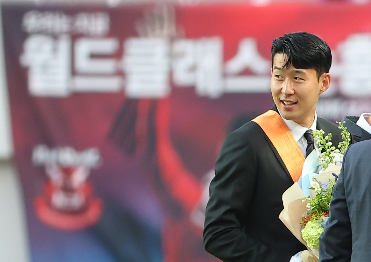 아시아 선수 최초로 잉글랜드 프로축구 프리미어리그 득점왕에 오른 손흥민. 연합뉴스