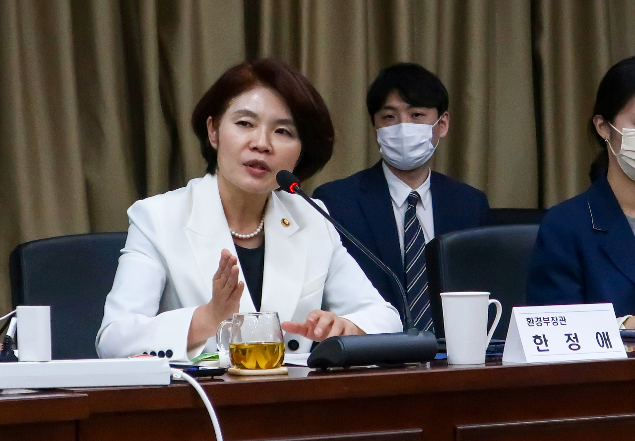한정애 전 환경부 장관. [연합]
