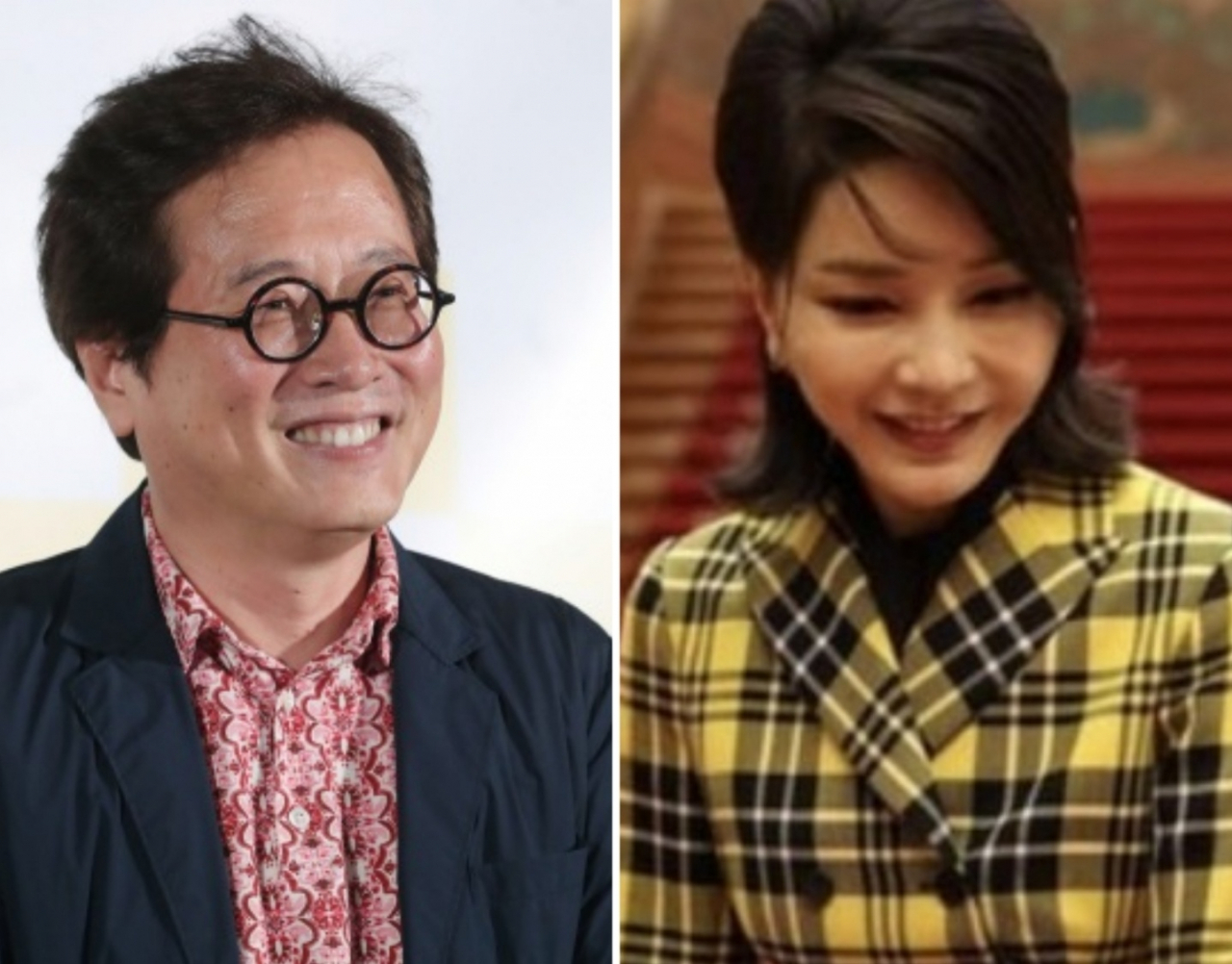 방송인 황교익씨(좌)와 김건희 여사. [연합]