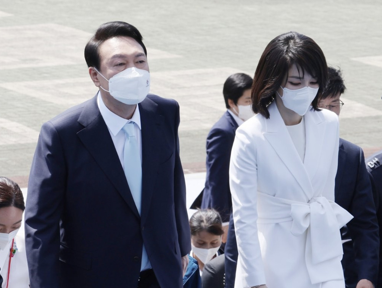 윤석열 대통령 내외 [연합]