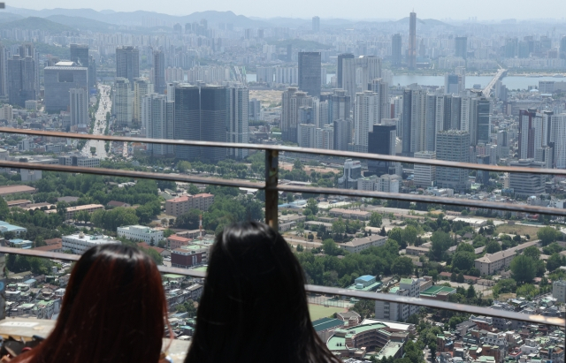 용산구 일대 모습. [연합]