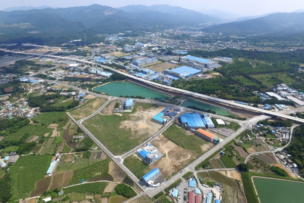 울산 하이테크밸리 일반산업단지 조성지 전경. [울산시 제공]