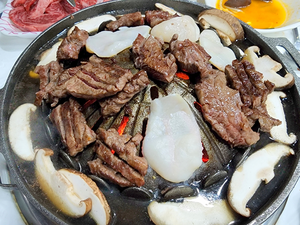 장흥삼합 구이