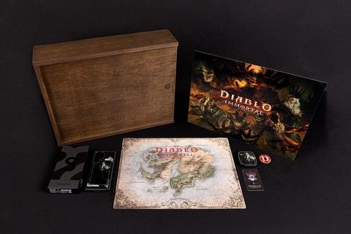 This photo provided by LG Uplus Corp. on Tuesday, shows its limited Galaxy S22 Diablo Immortal Package. (Yonhap)