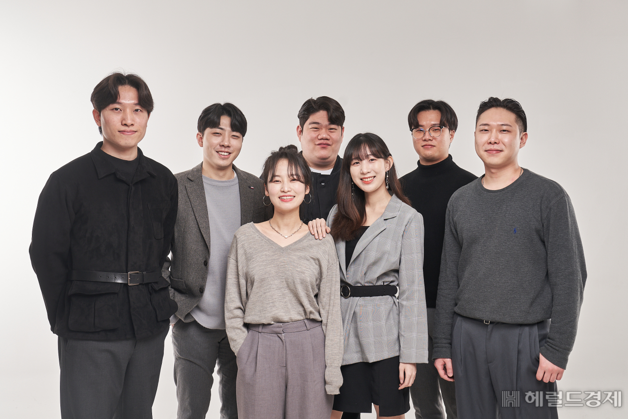2021년 창단한 밴드 악셀 멤버들
