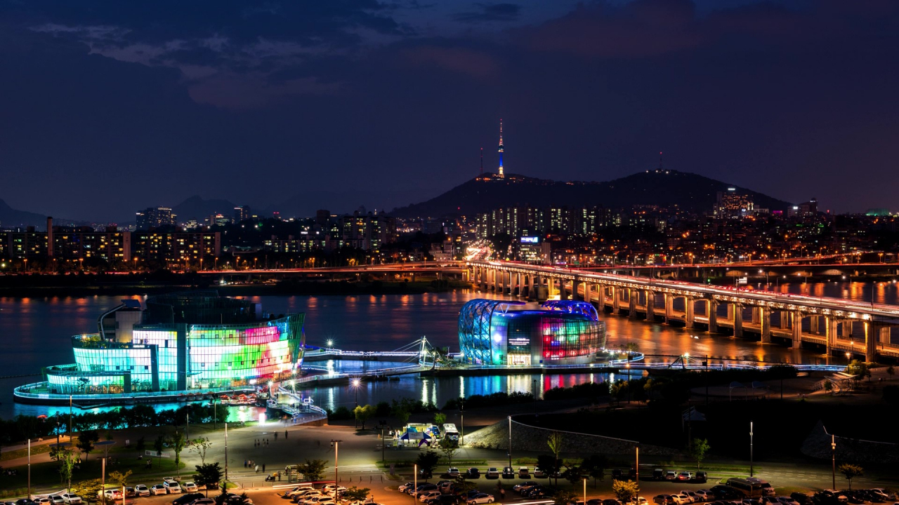 한강 세빛섬 야경