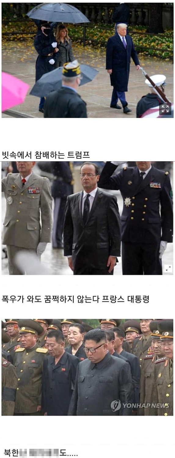 한 누리꾼이 윤석열 대통령 내외의 현충일 추념식 모습을 외국 국가주석의 참배 모습과 비교하며 비판한 게시물. [황교익 씨 페이스북 캡처]