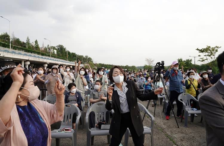 은수미 성남시장 막춤{?)[페북 캡처]