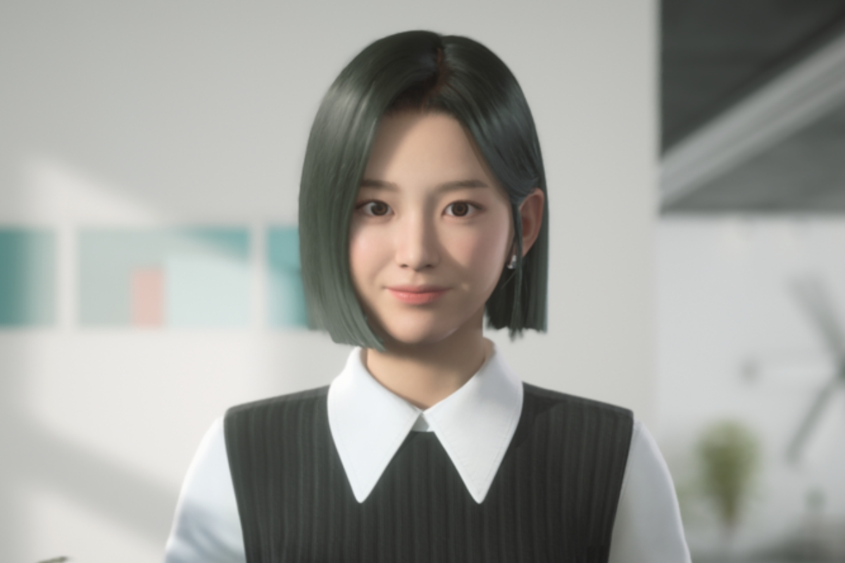 JTBC 뉴페스타에서 고정출연 자리를 꿰찬 가상인간 이솔 [자이언트스텝 제공]