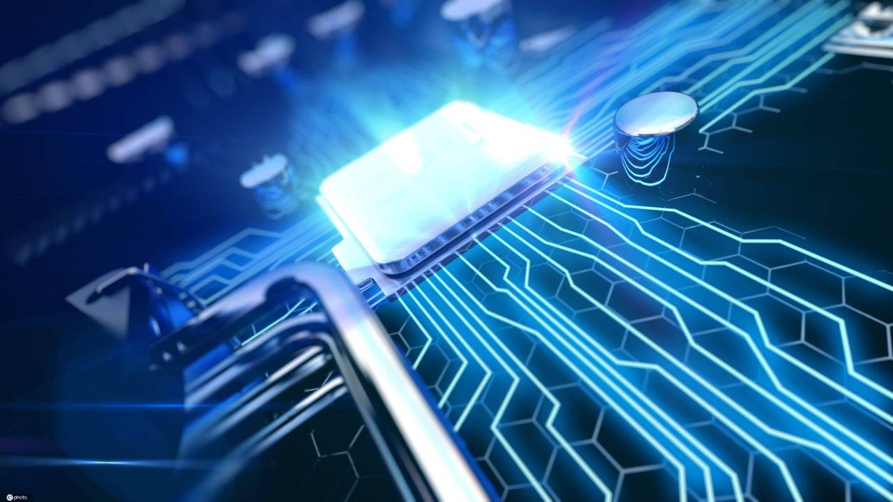 A visual concept image of a processor chip (GettyImages)
