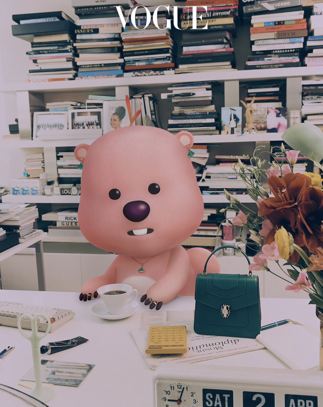 ‘보그코리아’ 화보모델이 된 잔망루피. [보그코리아 제공]