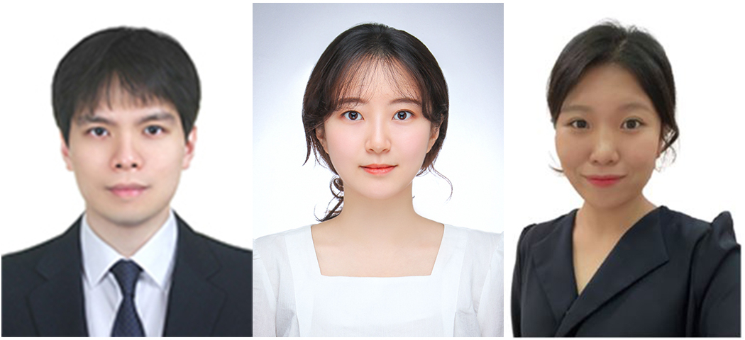 왼쪽부터 김건희, 정혜리, 최가영 대학원생.[고려대학교 세종캠퍼스 제공]
