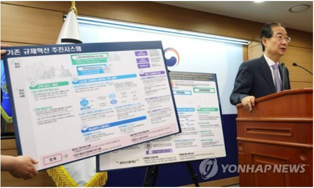 한덕수 총리 '기존 규제혁신 추진 시스템은 잠시'[출처: 연합]