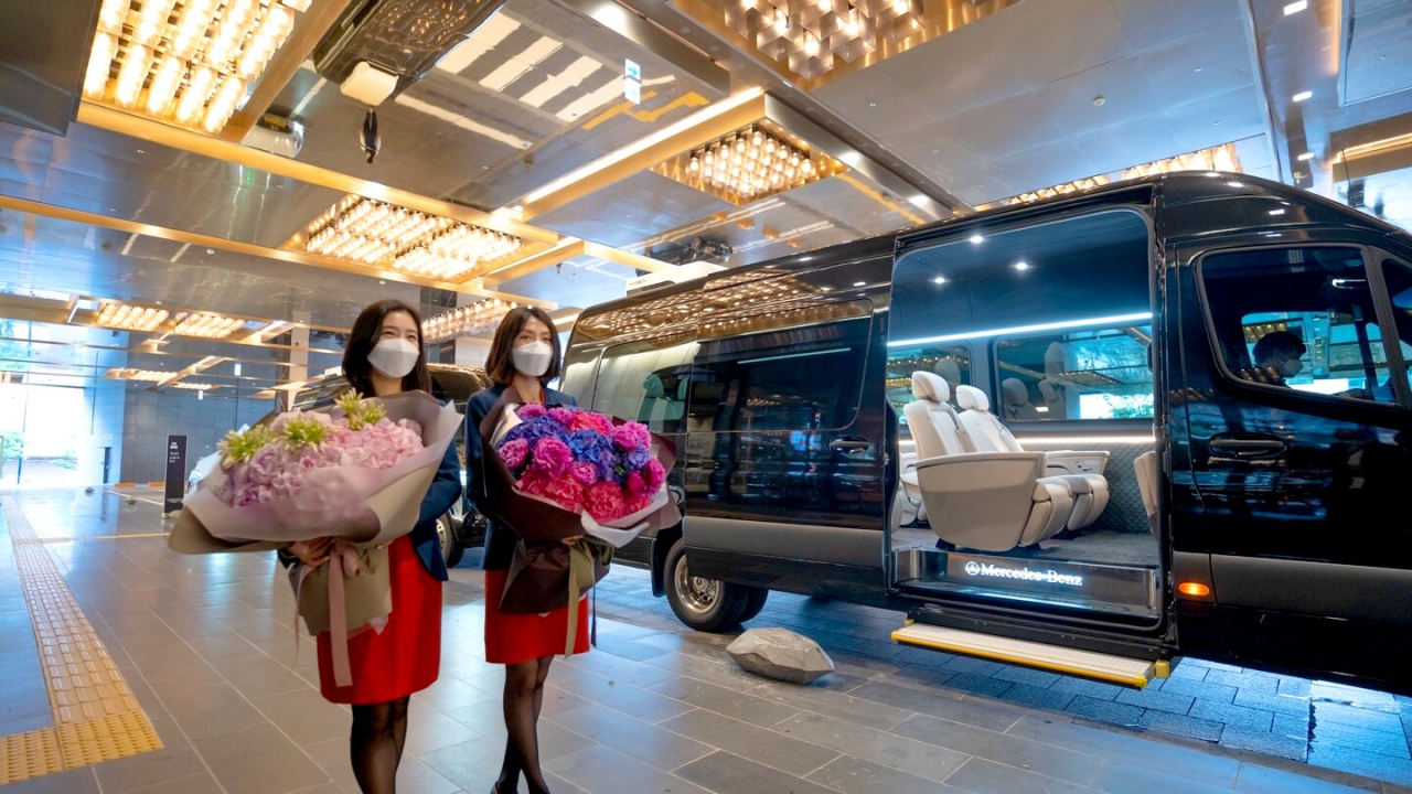 드림타워카지노의 외국인 단체손님 맞이