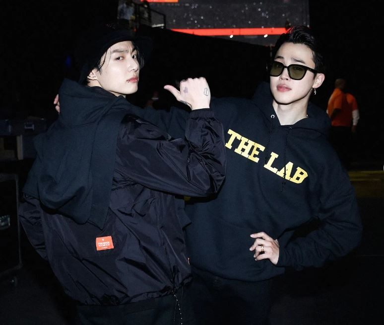 그룹 방탄소년단(BTS) 정국과 지민 [BTS 인스타그램]