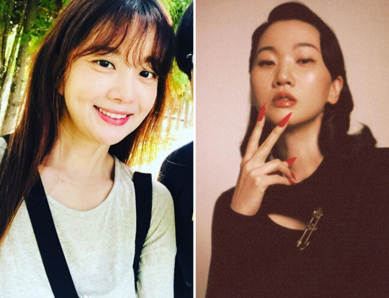 배우 최지연(좌)과 모델 겸 배우 장윤주. [인스타그램 캡처]