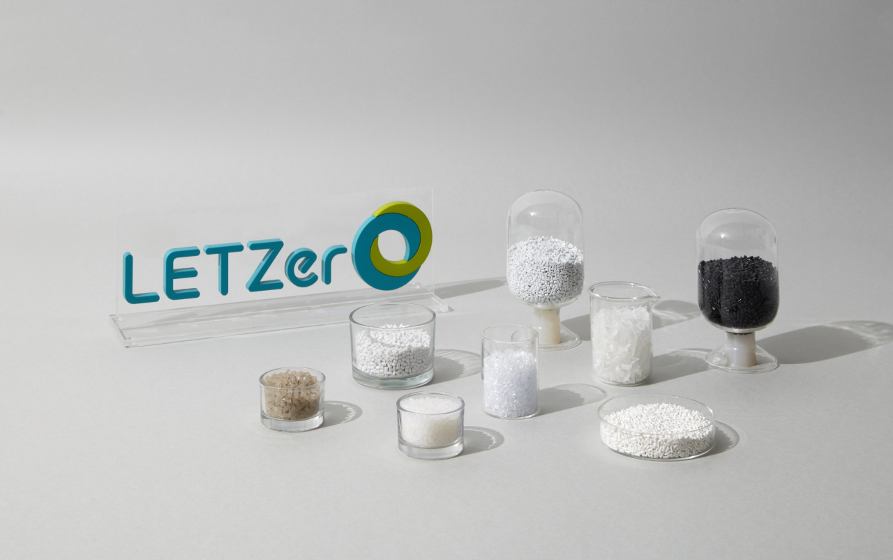 LG화학의 친환경 브랜드 ‘렛제로(LETZero)’가 적용된 재활용 소재 제품들