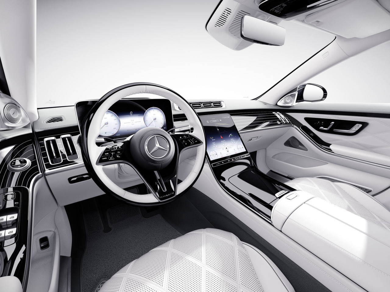더 뉴 메르세데스-마이바흐 S 680 4MATIC 에디션100 실내. [메르세데스-벤츠코리아 제공]