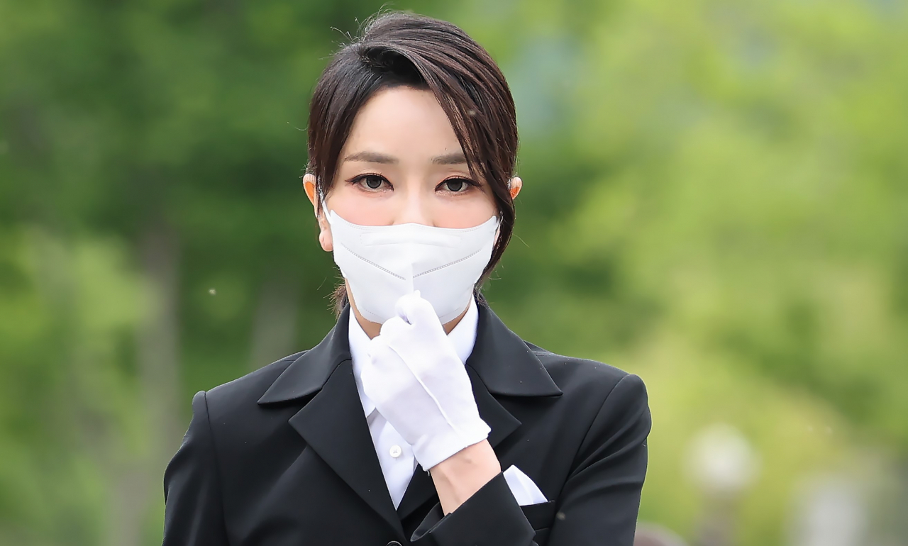 윤석열 대통령 부인 김건희 여사. [연합]