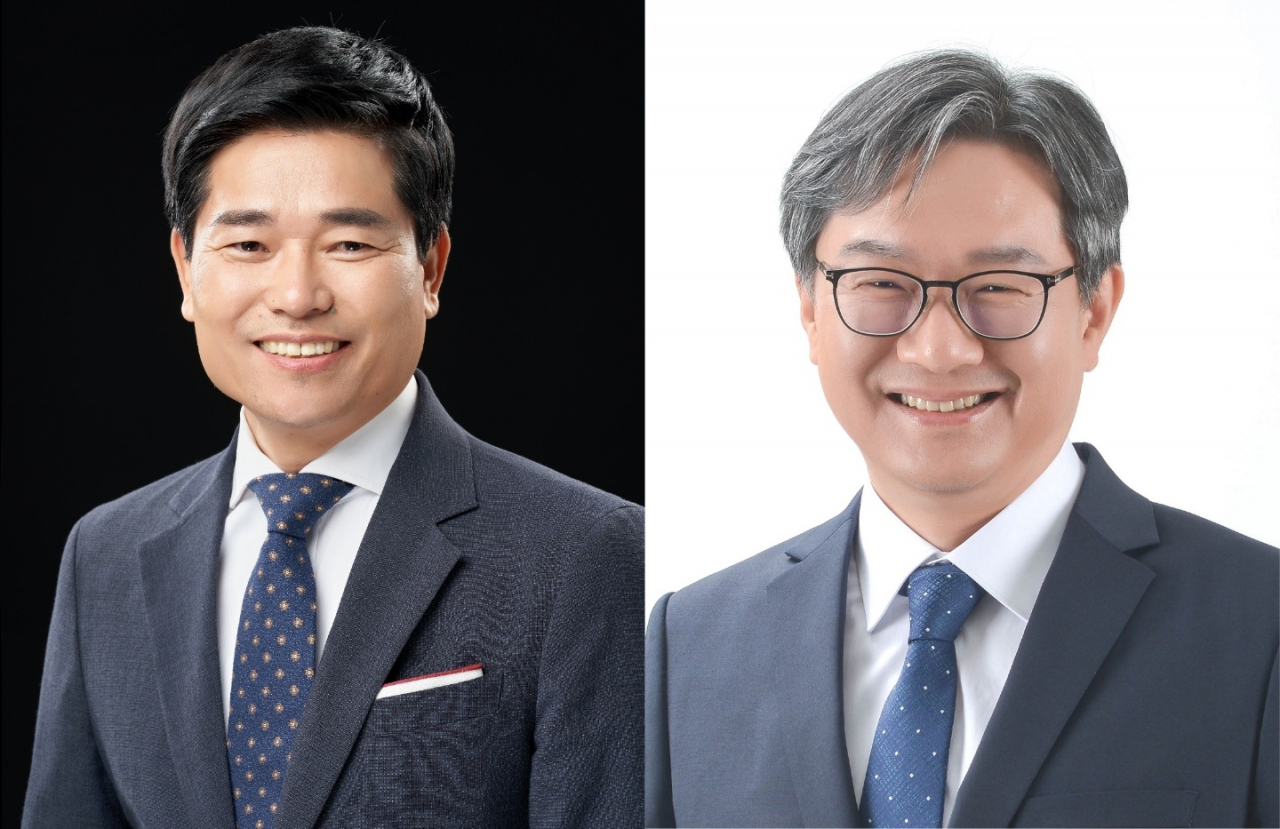 박순진 교수(왼쪽)와 윤재웅 교수.[대구대 제공]