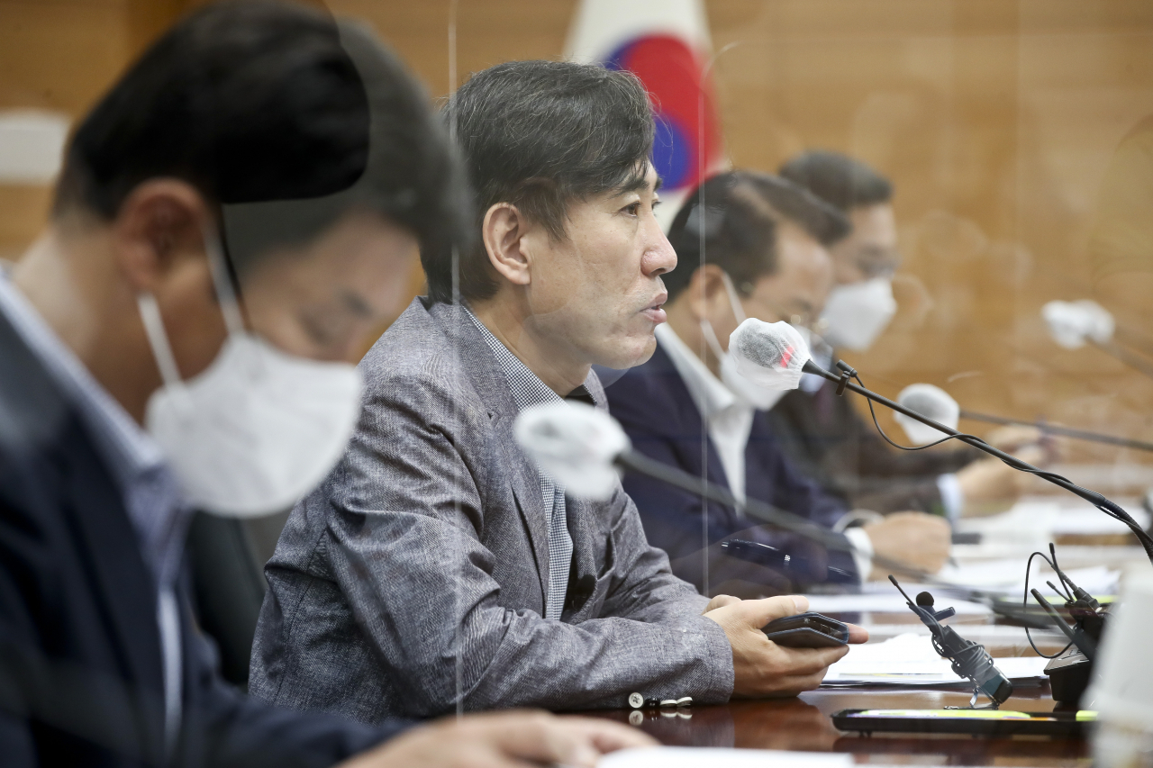하태경 국민의힘 의원을 위원장을 비롯한 해수부 공무원 피격사건 진상조사TF는 23일 국방부를 방문해 관련 자료를 요청했다. 자료사진. [연합]