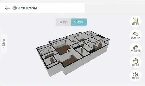 에이스침대의 ‘에이스룸(ACE ROOM)’ 애플리케이션. [에이스침대 제공]